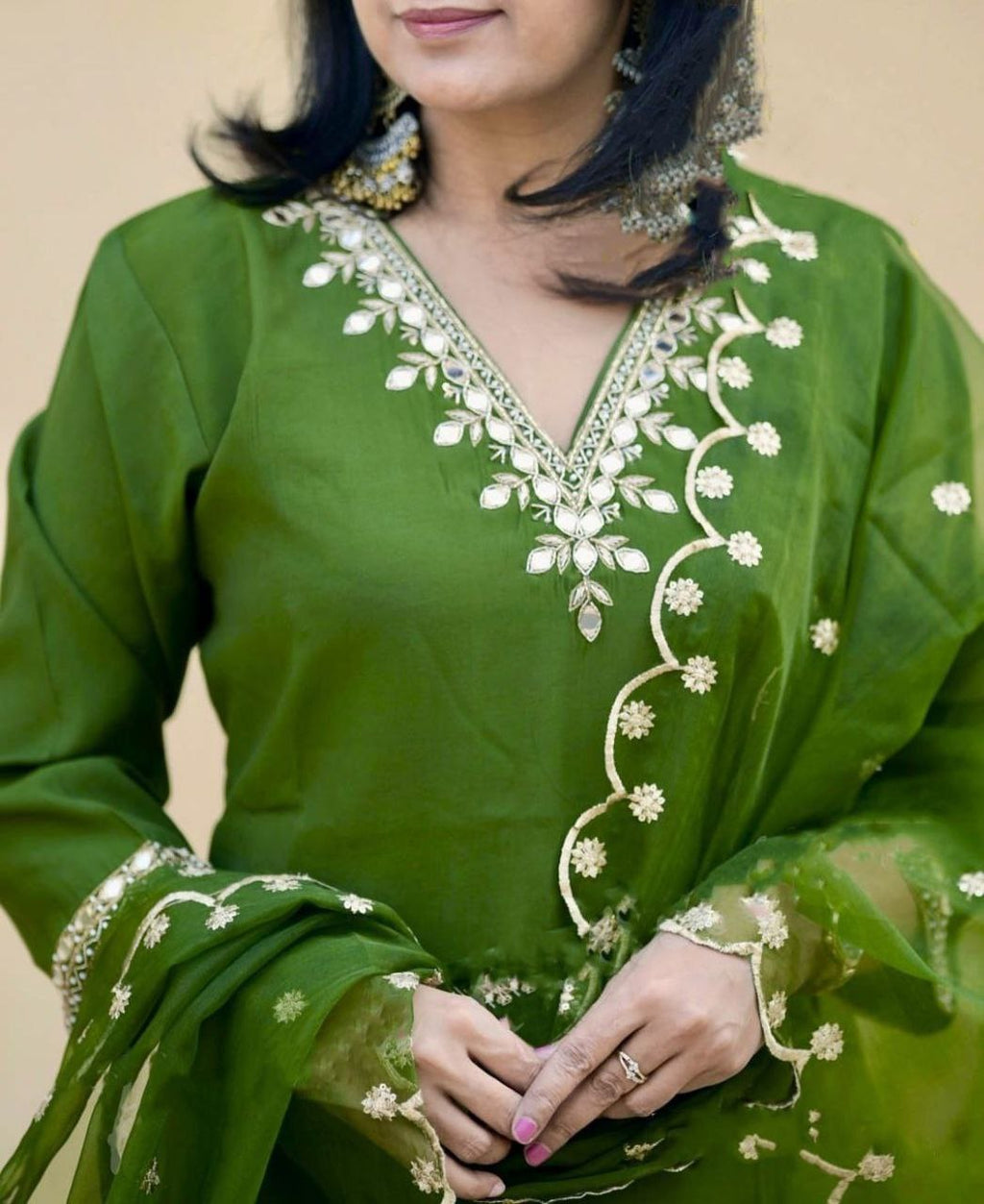 Trendy Naari Printed Kurta, Trouser/Pant & Dupatta Set